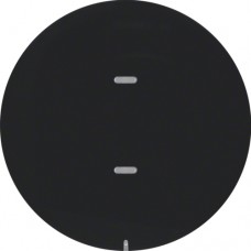 Клавиша Berker с линзами для 1-канального сенсора R.1/R.3 черная (75161865)