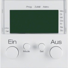 Таймер Berker с дисплеем и подключением датчика, пол.белизна матовая S.1/B.х (17381909)