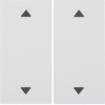 Клавиша Berker 2Х с Стрелками для передатчика KNX EnOcean S.1/B.х пол.белизна (24121289)