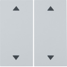 Клавиша Berker 2Х с Стрелками для передатчика KNX EnOcean S.1/B.х пол.белизна матовая (24121209)