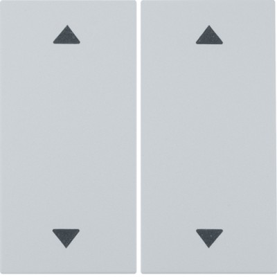 Клавиша Berker 2Х с Стрелками для передатчика KNX EnOcean S.1/B.х пол.белизна матовая (24121209)