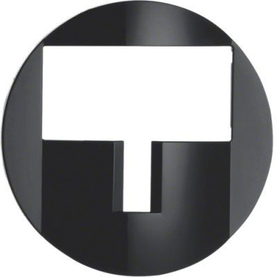 Накладка Berker для модульного датчик движения KNX R.1/R.3 черная (75962865)