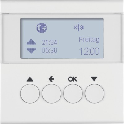 Таймер Berker для вставки жалюзи KNX-quicklink S.1/B.х пол.белизна (85745189)