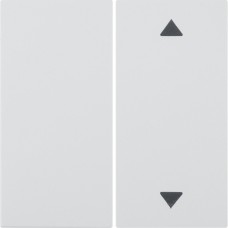 Клавиша Berker 2Х с Стрелками для передатчика KNX EnOcean S.1/B.х пол.белизна (24121389)