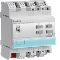 Исполнительное устройство Berker REG, каналы: 4-переключения/2-жалюзи, 4A (75314113)