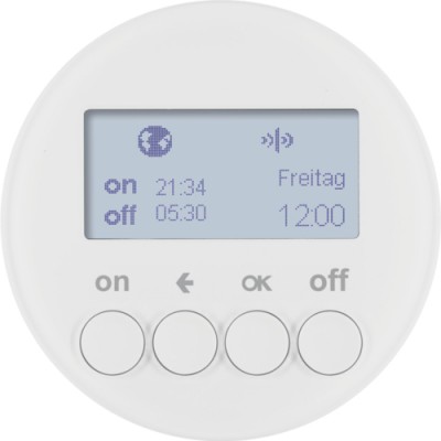 Таймер Berker для вставки выключателя KNX-quicklink R.1/R.3 пол.белизна (85745239)