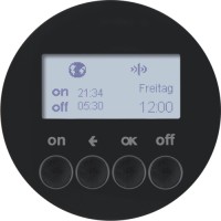Таймер Berker для вставки выключателя KNX-quicklink R.1/R.3 черный (85745231)