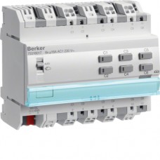 Исполнительное устройство Berker REG, 6-канальный с измерителем тока, 16A (75316017)