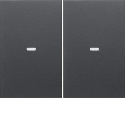 Клавиша Berker 2Х выключателя 80142170 K.1 антрацит (80960375)