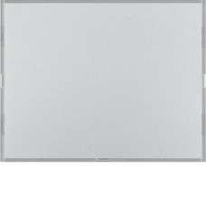 Сенсорный выключатель Berker 1-клавишный KNX-TP+EASY K.5 алюм. (80161774)