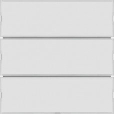 Сенсорный выключатель Berker 3-клавишный KNX-TP+EASY S.1/B.x белый/пол.белый (80163780)