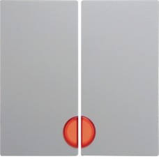 Клавіша Berker 2Х з лінзою, підлогу.білизна матова S. 1/B. х (16271909)