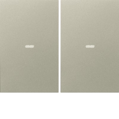 Клавиша Berker 2Х выключателя 80142170 K.5 стальной.лак (80960373)