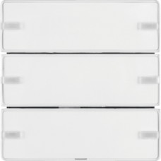 Сенсорный выключатель Berker 3-клавишный KNX-TP+EASY Q.x пол.белый (80143329)
