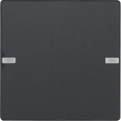 Сенсорный выключатель Berker 1-клавишный KNX-TP+EASY Q.x антрацит (80141326)