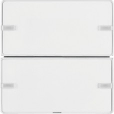 Сенсорный выключатель Berker 2-клавишный KNX-TP+EASY Q.x пол.белый (80142329)