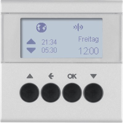 Таймер Berker для вставки жалюзи KNX-quicklink S.1/B.х алюминий (85745183)