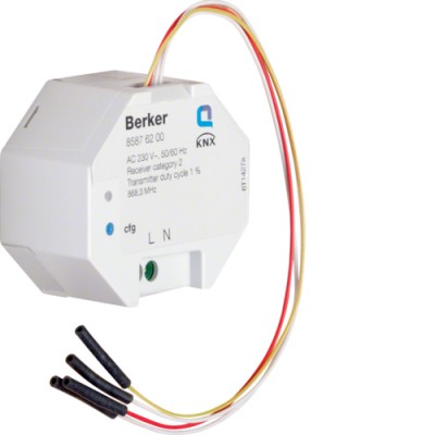 Бинарный вход Berker 2-канальный в/у 230В KNX-quicklink (85876200)