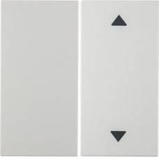 Клавиша Berker 2Х с Стрелками для передатчика KNX EnOcean S.1/B.х пол.белизна матовая (24121309)