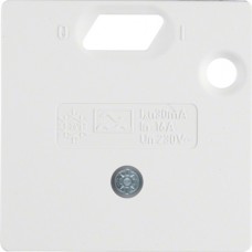 Панель Berker 50х50мм для Устройство защитного отключения Hager, пол.белизна матовая S.1/B.х (14931909)