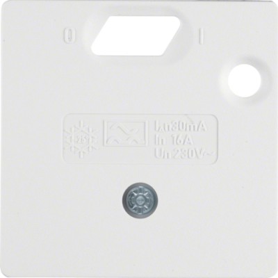 Панель Berker 50х50мм для Устройство защитного отключения Hager, пол.белизна матовая S.1/B.х (14931909)