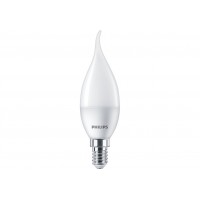 Світлодіодна лампа Philips ESSLEDCandle 6W 620lm E14 827BA35NDFRRCA свічка на вітрі