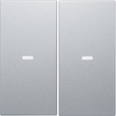 Клавиша Berker 2Х выключателя 80142180 S.1/B.x алюм. (80960383)