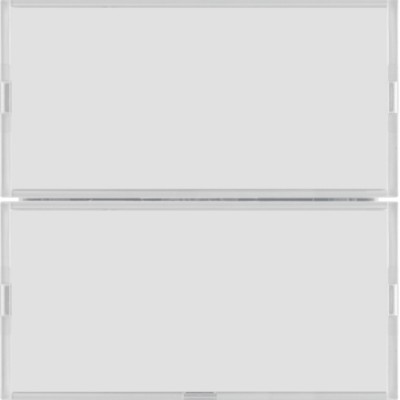 Сенсорный выключатель Berker 2-клавишный KNX-TP+EASY S.1/B.x белый/пол.белый (80162780)