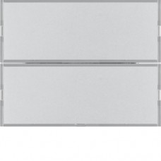 Сенсорный выключатель Berker 2-клавишный KNX-TP+EASY K.5 алюм. (80162774)