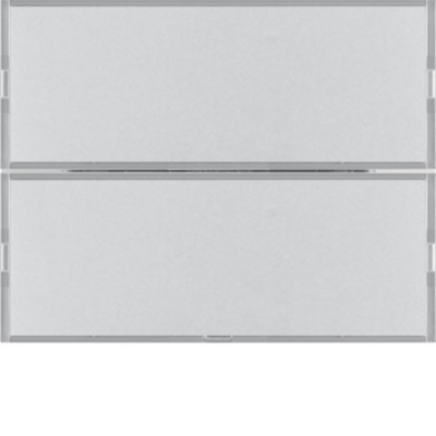 Сенсорный выключатель Berker 2-клавишный KNX-TP+EASY K.5 алюм. (80162774)