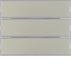 Сенсорный выключатель Berker 3-клавишный KNX-TP+EASY K.5 сталь (80163773)