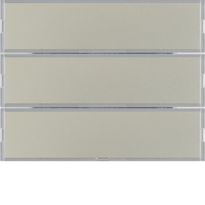 Сенсорный выключатель Berker 3-клавишный KNX-TP+EASY K.5 сталь (80163773)