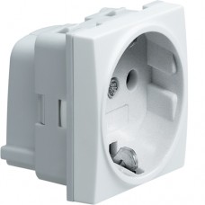 WS161 Розетка з з/к 2М Systo білий, 16А/250В