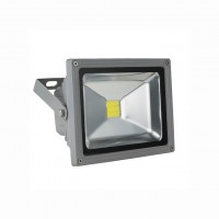 Прожектор світлодіодний PGS 20, 20Вт, 4000К, 220В, IP65 ,срібло, Ultralight