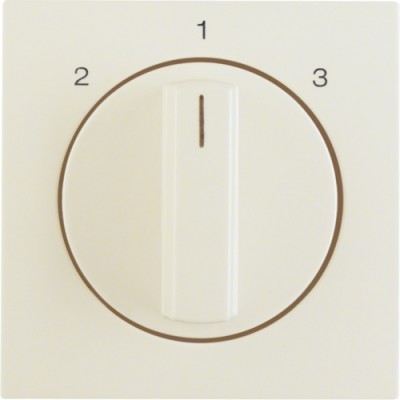 Центр.панель Berker для 3-уровн.вимикача без 0-розташ., біла S. 1 (10848982)