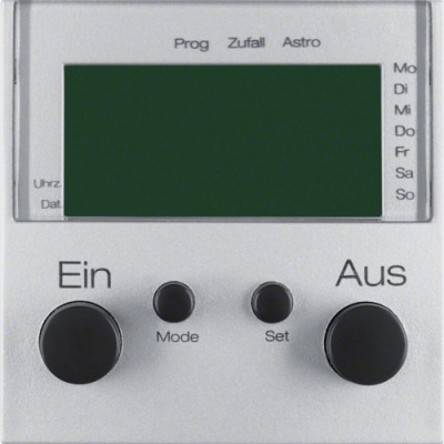 Таймер Berker с дисплеем, алюминий B.х (17361404)