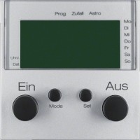 Таймер Berker з дисплеєм та підключенням датчика, алюміній B. х (17381404)