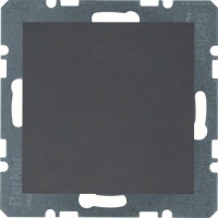 Заглушка Berker с центральной панелью, без цоколя, антрацит B.х (10091606)