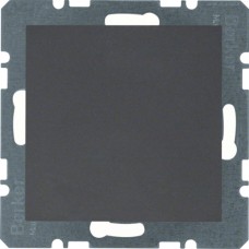 Заглушка Berker с центральной панелью, без цоколя, антрацит B.х (10091606)