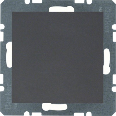 Заглушка Berker с центральной панелью, без цоколя, антрацит B.х (10091606)