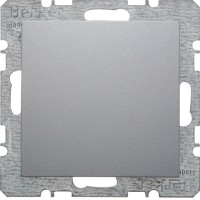 Заглушка Berker з центральною панеллю, з цоколем, алюміній B. х (6710091404)