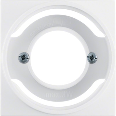 Накладка Berker для светового сигнала Е14, белая S.1 (11988982)