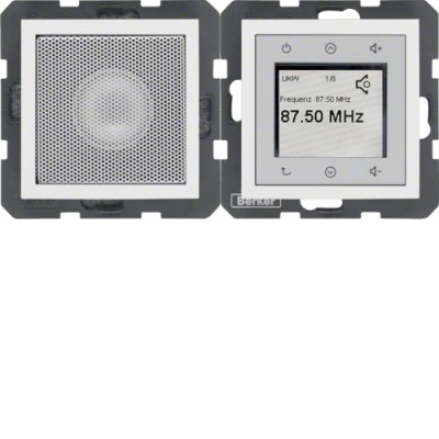 Radio Touch Berker с Спикером, пол.белизна матовая S.1/B.х (28809909)