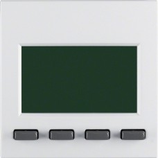 Таймер Berker Easy с дисплеем, пол.белизна матовая S.1/B.х (17351909)