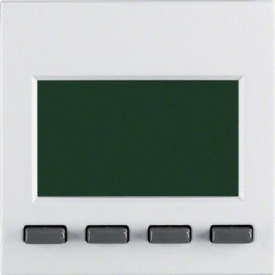 Таймер Berker Easy с дисплеем, пол.белизна матовая S.1/B.х (17351909)