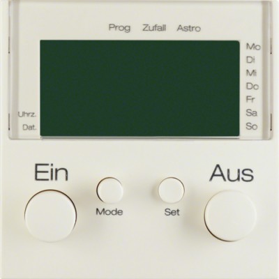 Таймер Berker с дисплеем, белый S.1 (17368982)