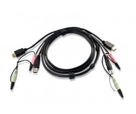 2L-7D02UH  1.8 м. KVM-кабель USB HDMI, ATEN