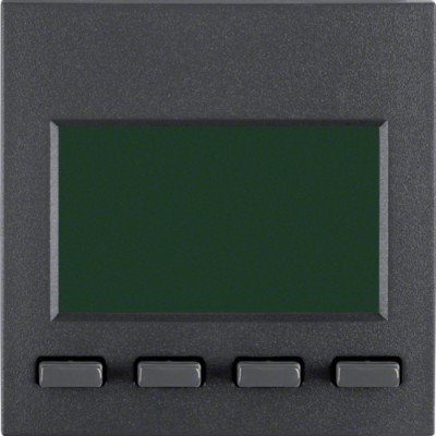 Таймер Berker Easy с дисплеем, антрацит B.х (17351606)