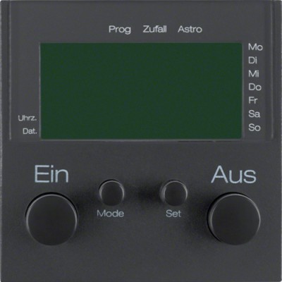 Таймер Berker с дисплеем, антрацит B.х (17361606)