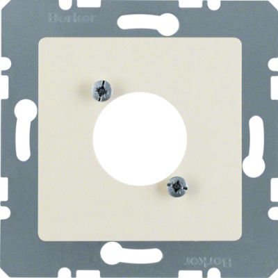 Накладка Berker для XLR-циліндричних електроз'єднувачів D-серії, біла S. 1 (141202)